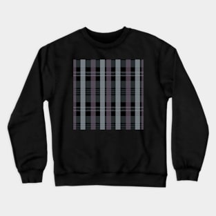 Grunge Aesthetic Artair 1 Hand Drawn Textured Plaid Pattern Crewneck Sweatshirt